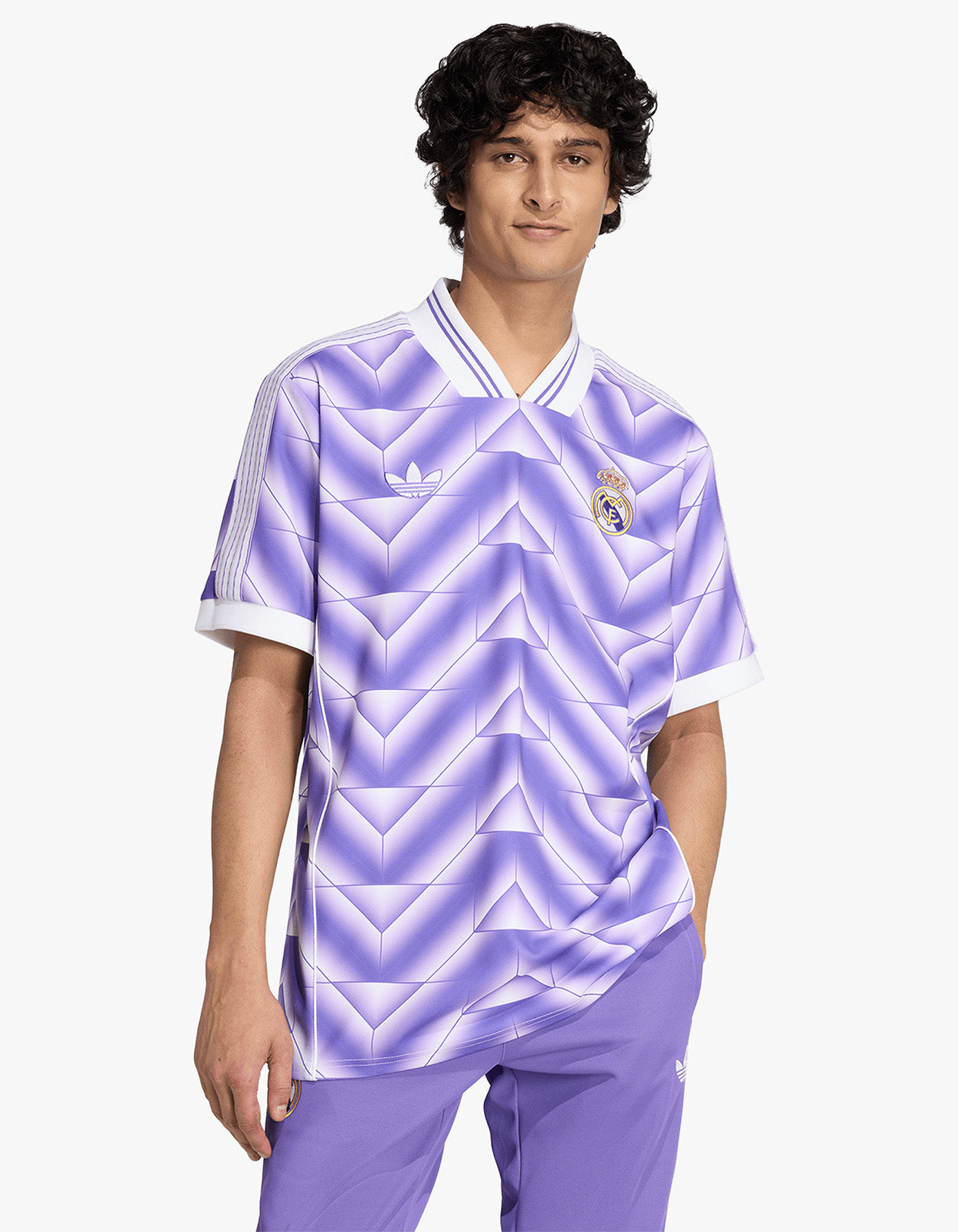 Real Madrid Lifestyler Jersey - Purple Rush/White