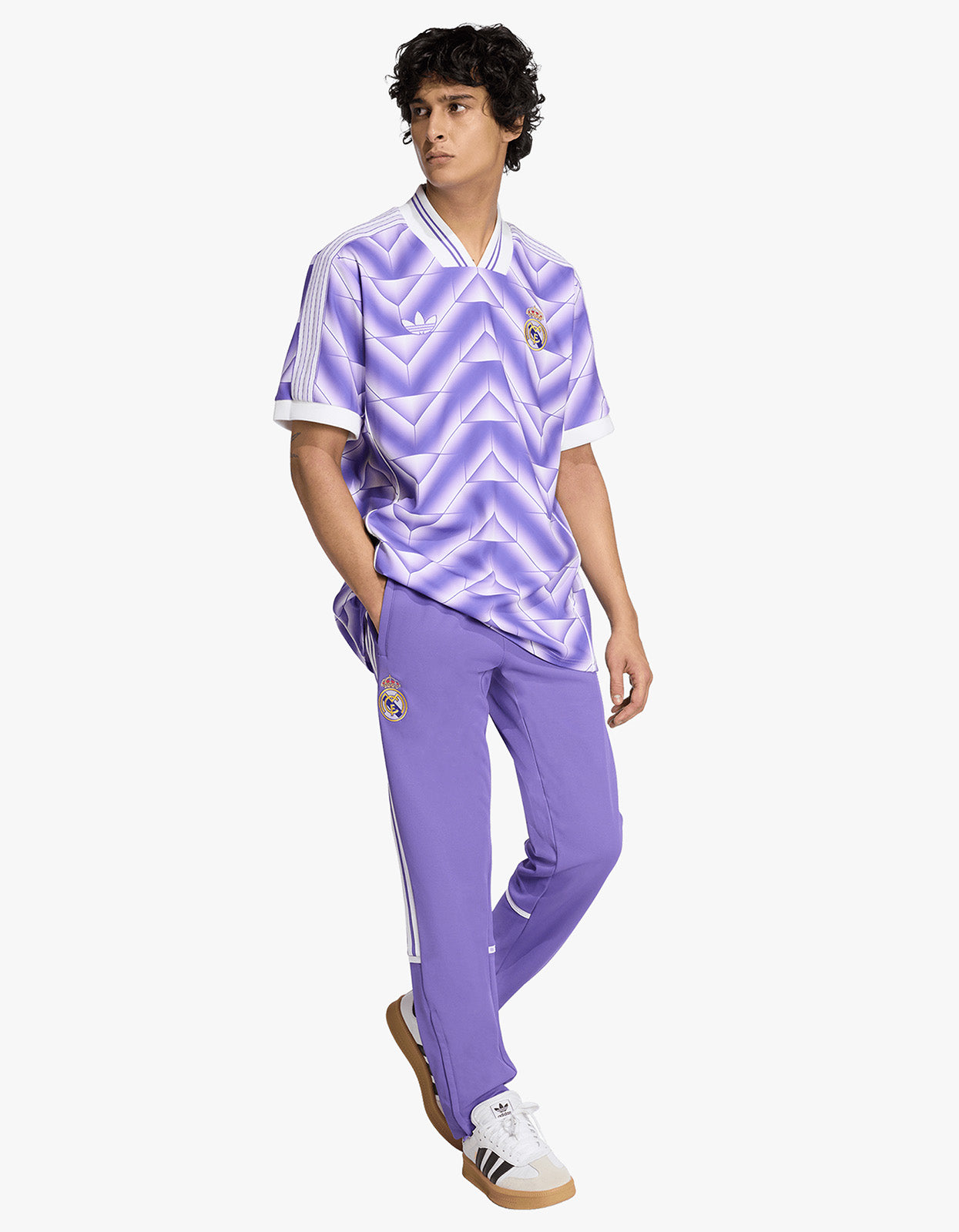 Real Madrid Lifestyler Jersey - Purple Rush/White