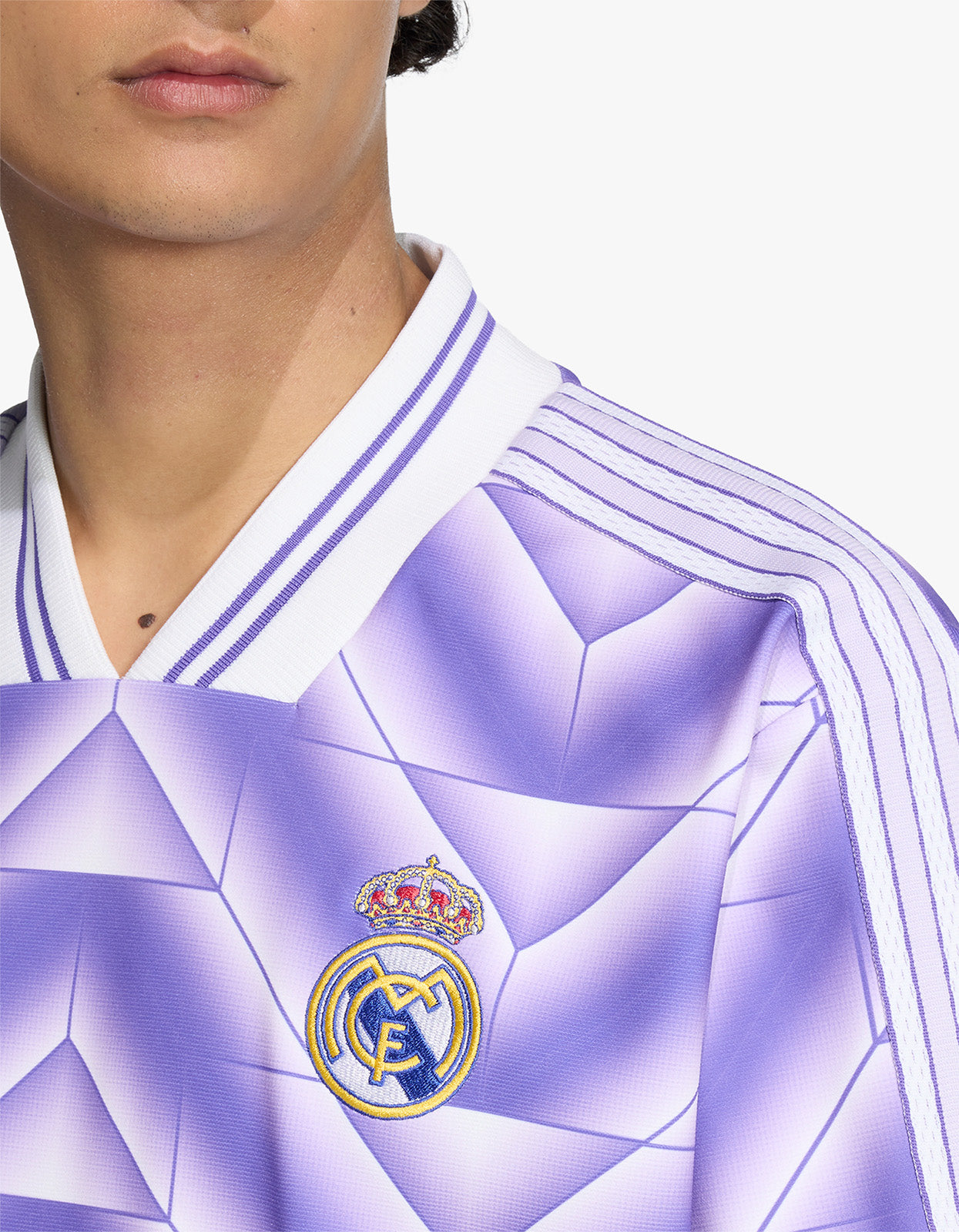Real Madrid Lifestyler Jersey - Purple Rush/White
