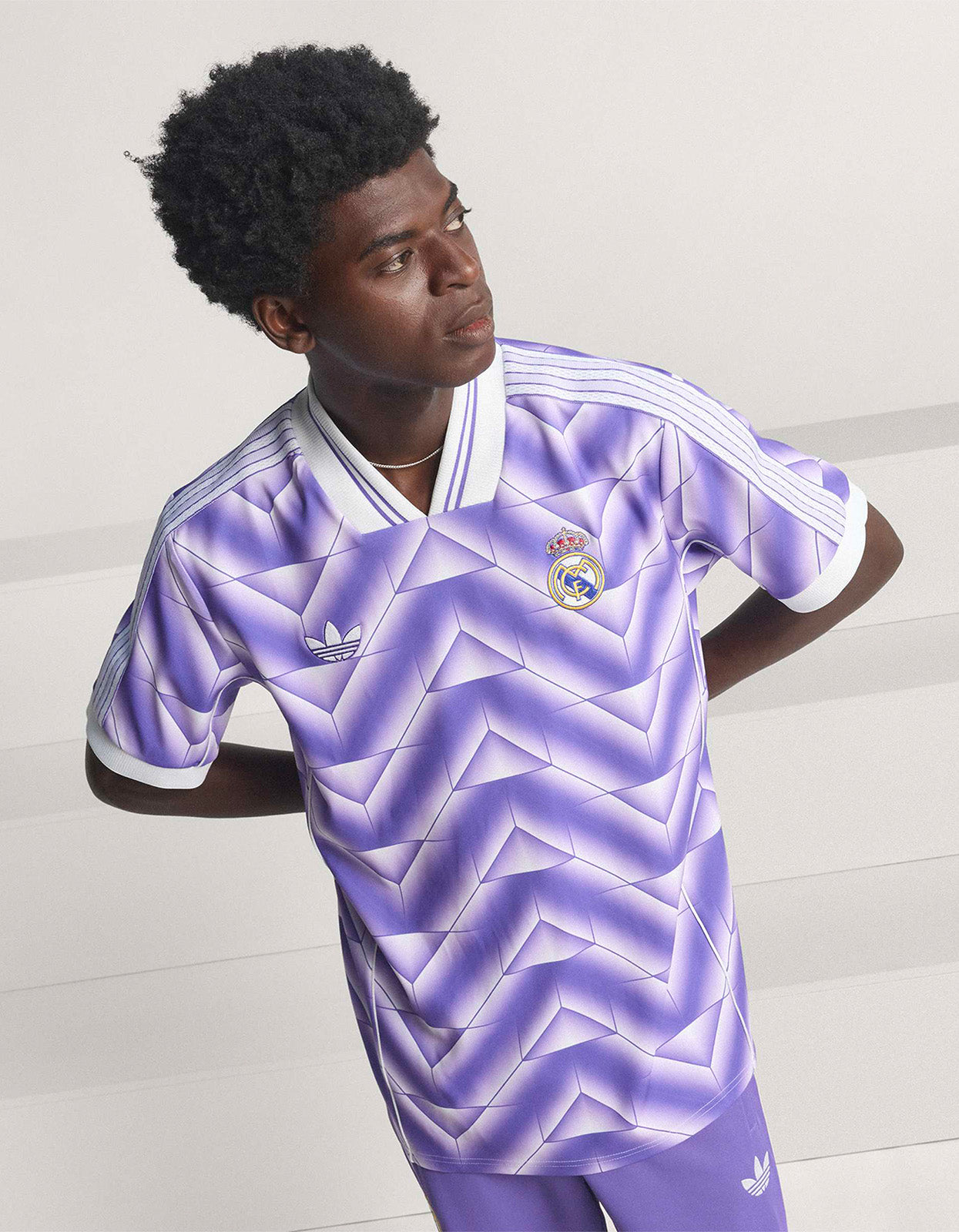 Real Madrid Lifestyler Jersey - Purple Rush/White