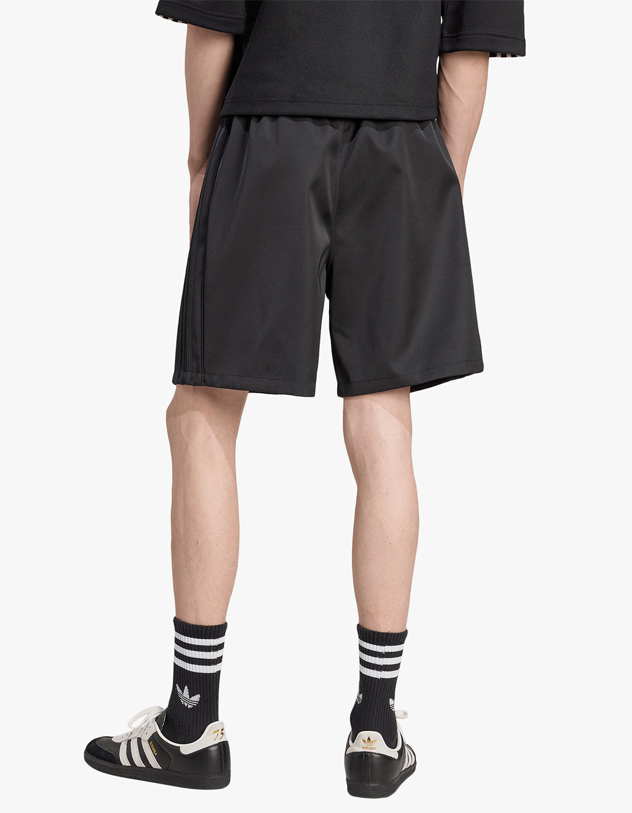 Premium Satin Shorts - Black