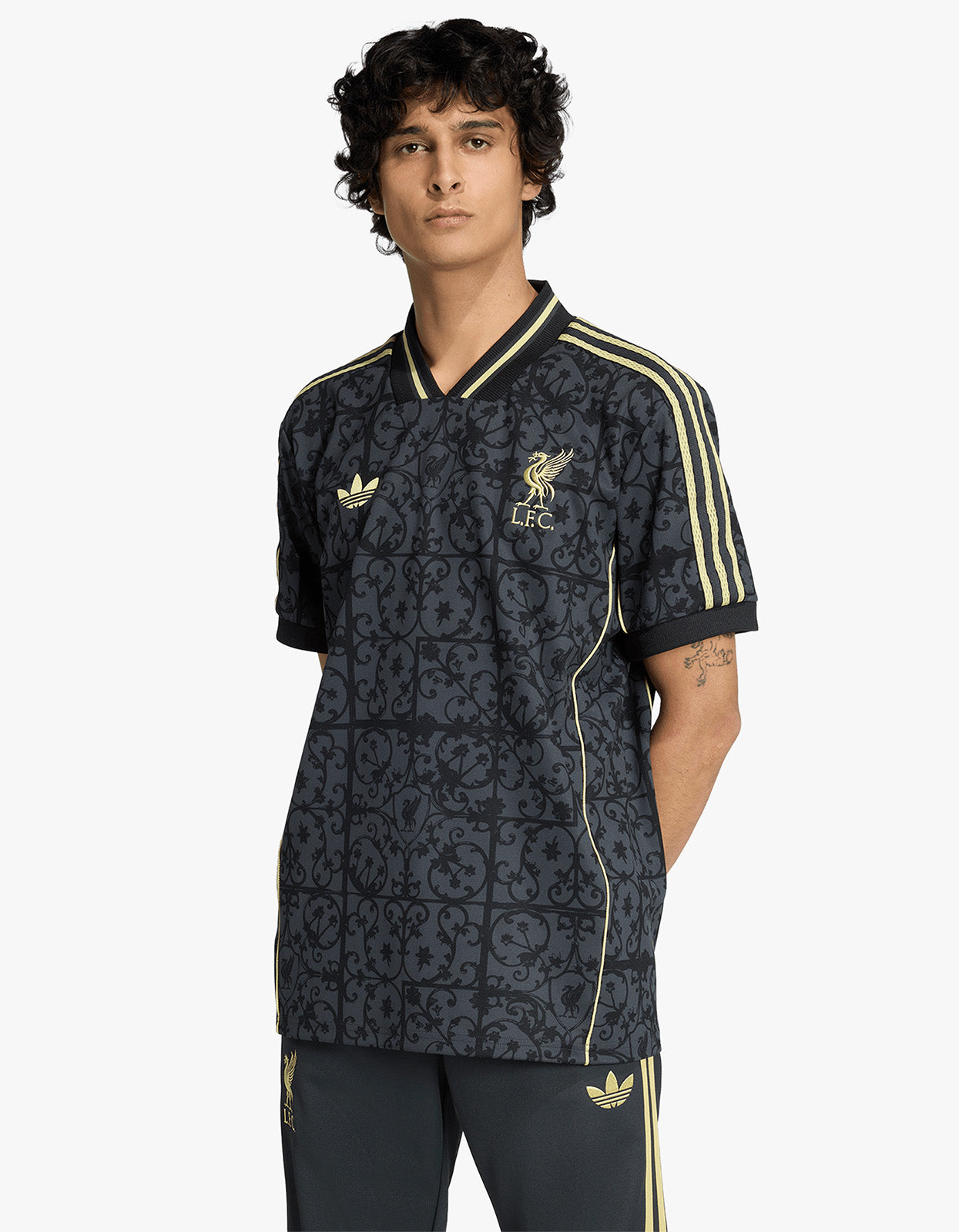 Liverpool Lifestyler Jersey - Carbon/Halo Gold