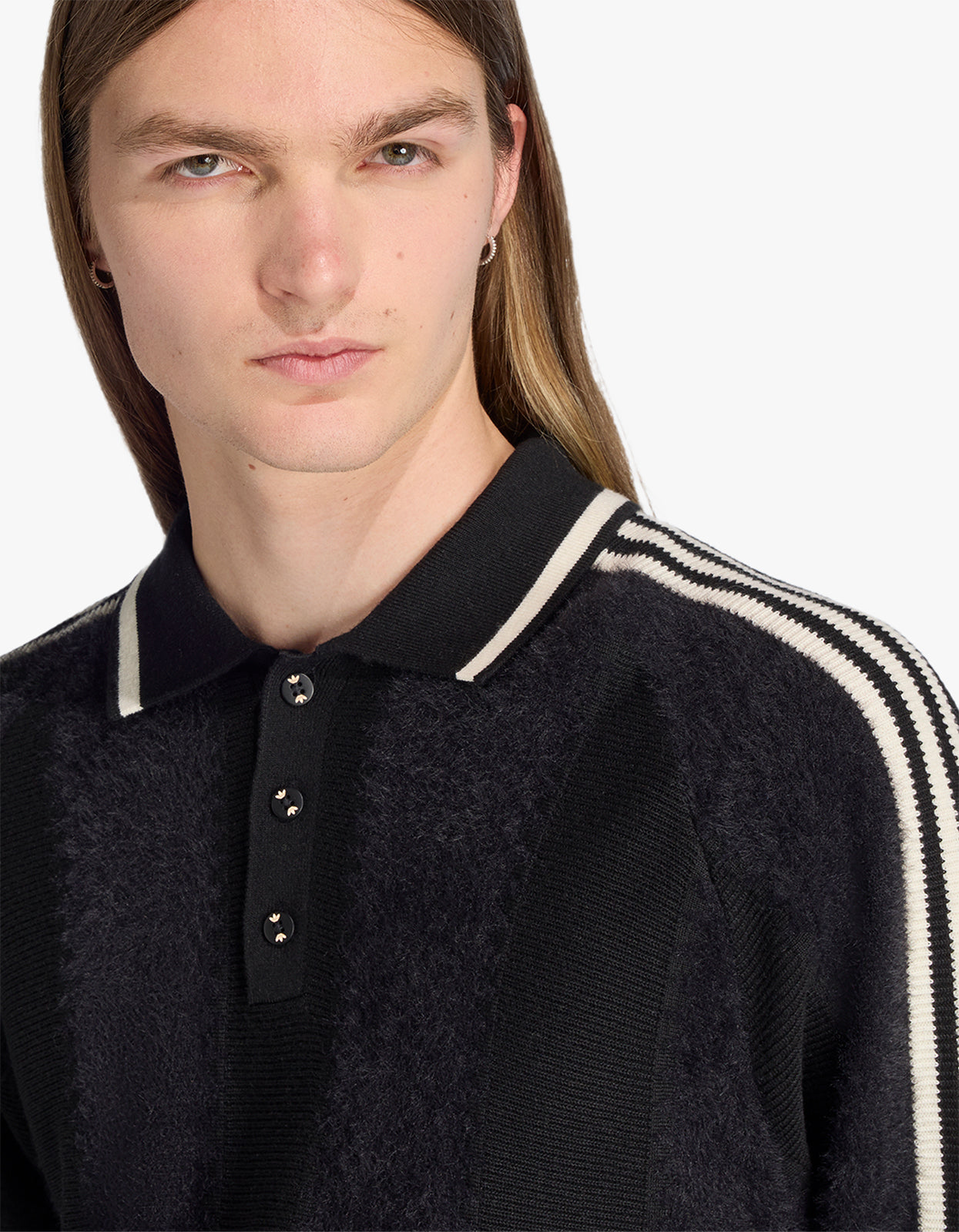 Premium Knitted Jersey - Black