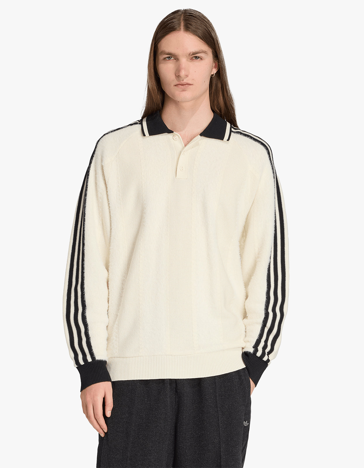 Premium Knitted Jersey - Cream White