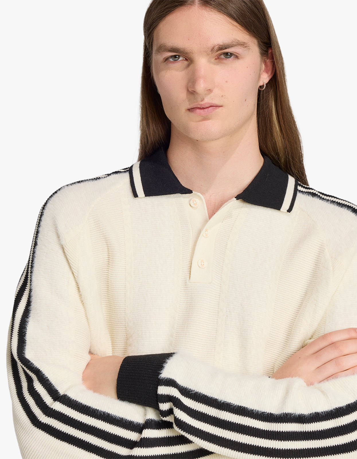 Premium Knitted Jersey - Cream White