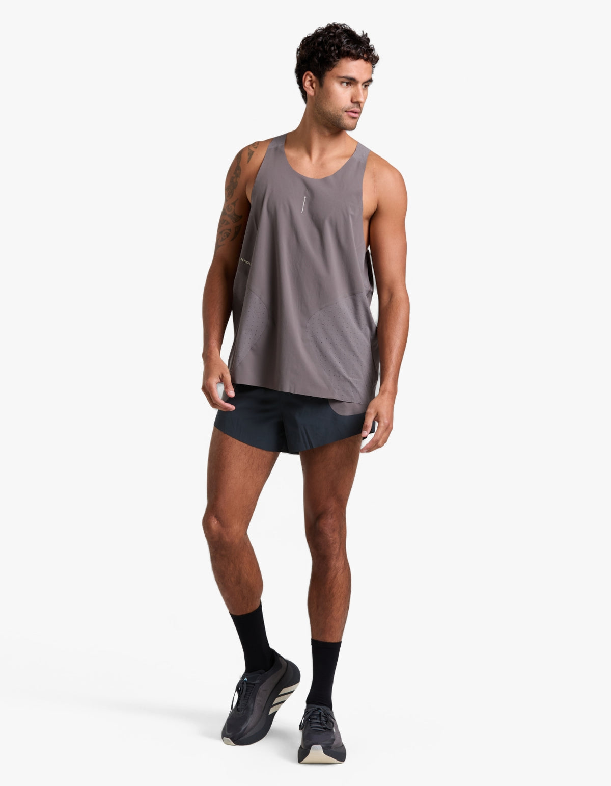 Mens Adidas X H.Koumori Short - Night Grey/Charcoal
