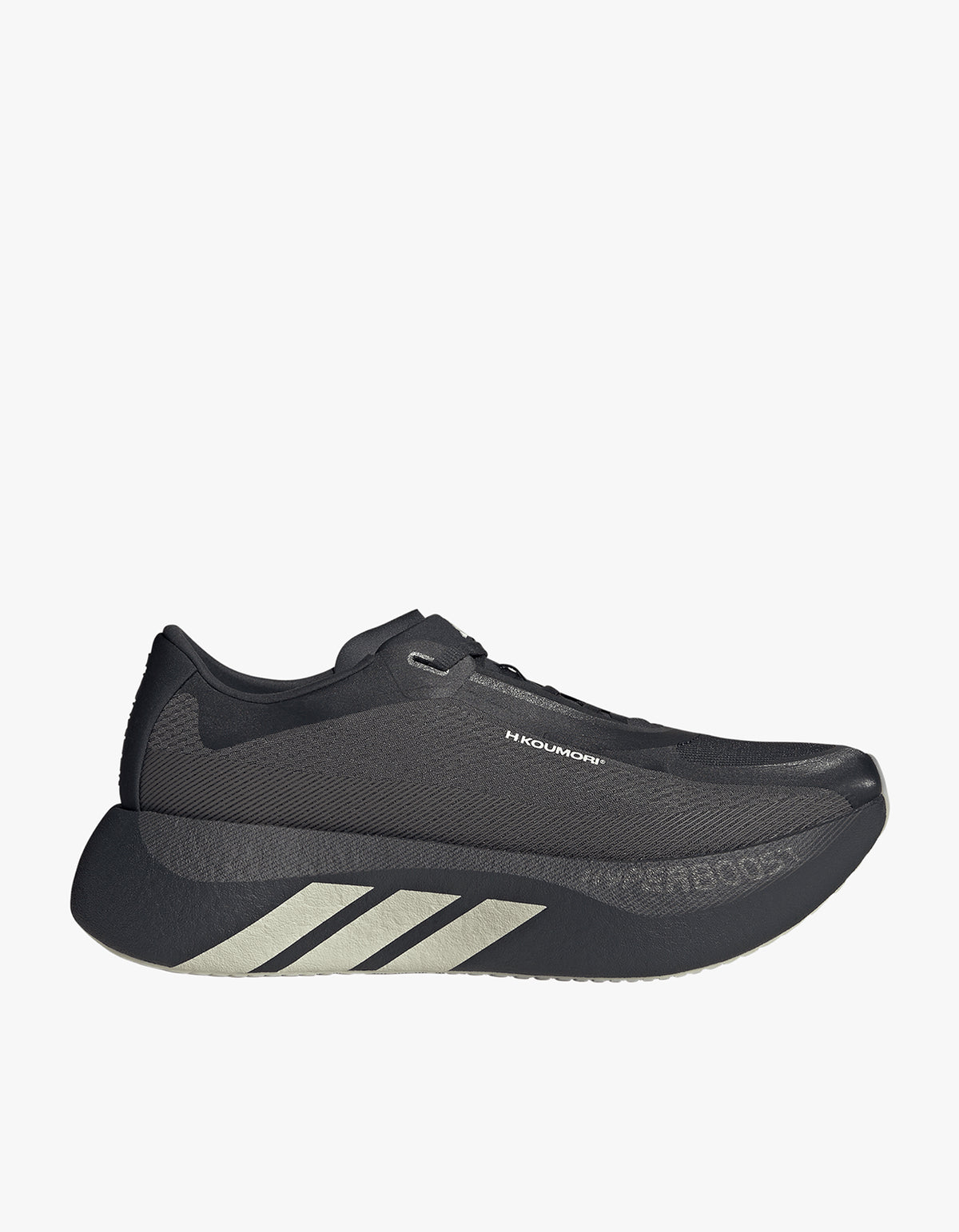 Mens Adidas X H.Koumori Hyperboost EDGE Sneaker - Charcoal/Night Grey/Alumina