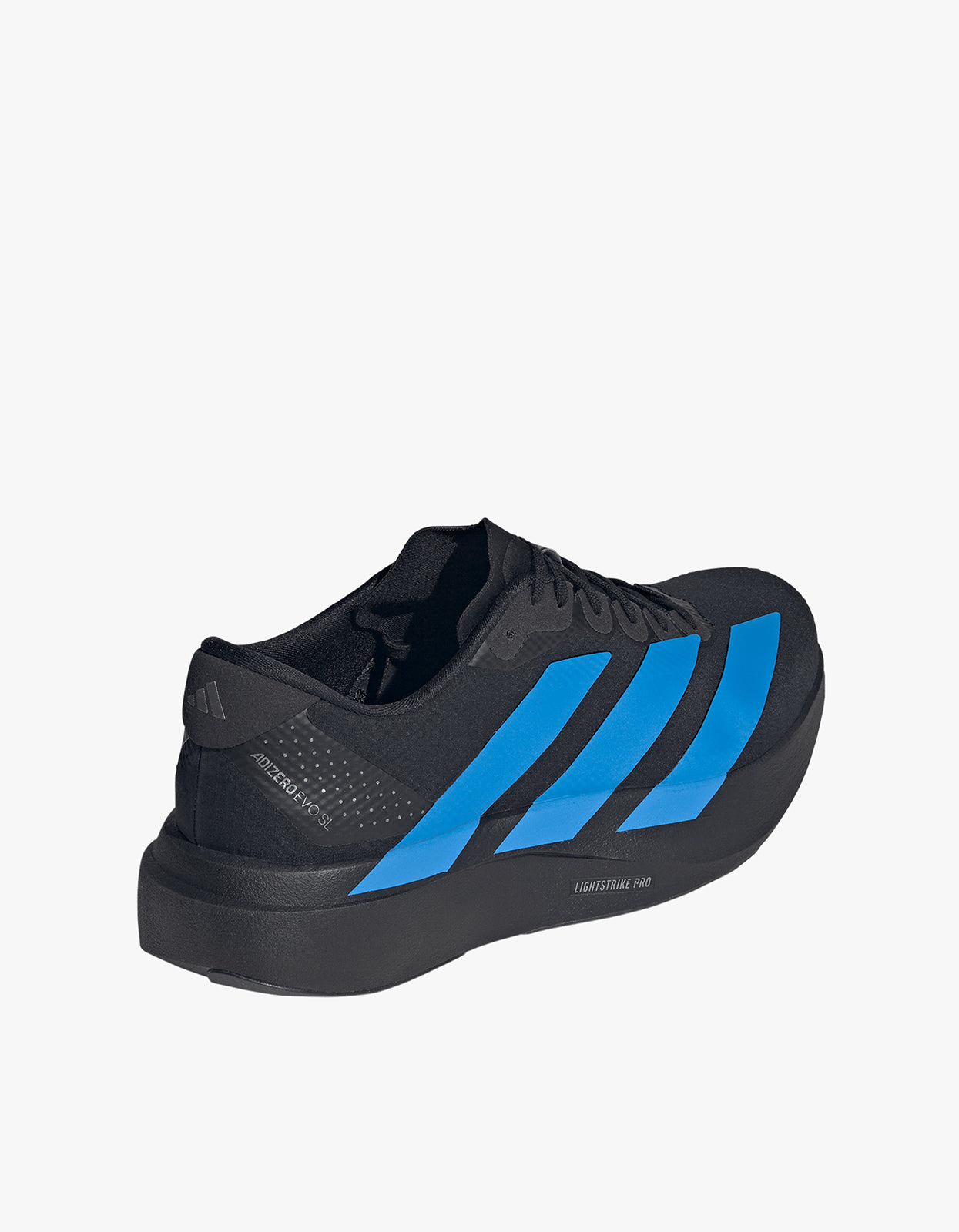 Mens Adizero EVO SL Woven Sneaker - Core Black/Lucid Ray Blue/Utility Black