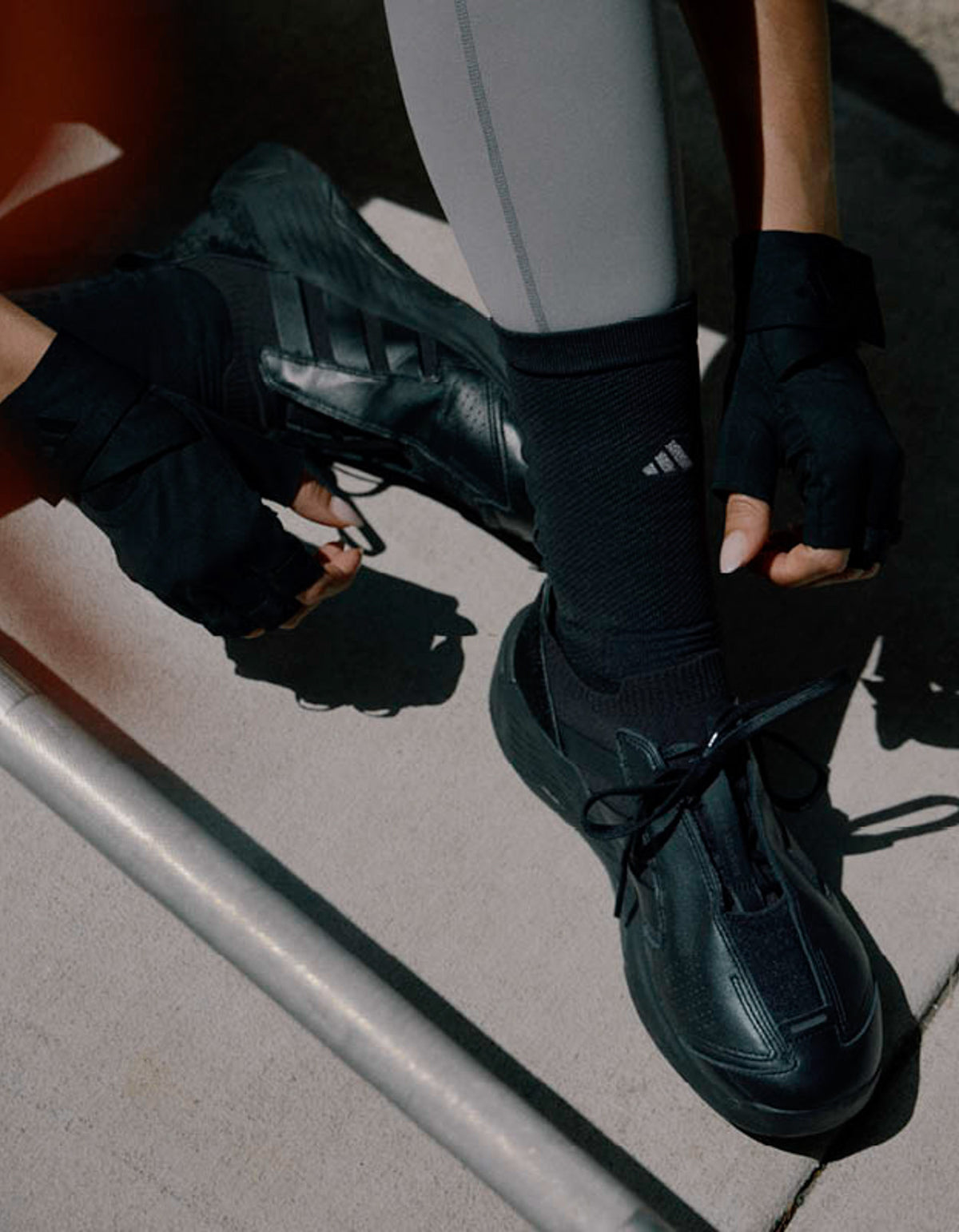 Adidas X Entire Studios Mens Dropset 4 Power Sneaker - Core Black/Core Black/Core Black