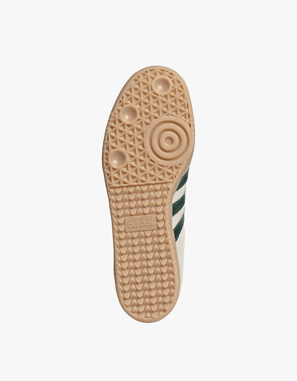 Mens Samba OG Sneaker - Cream White/Collegiate Green/Magic Beige