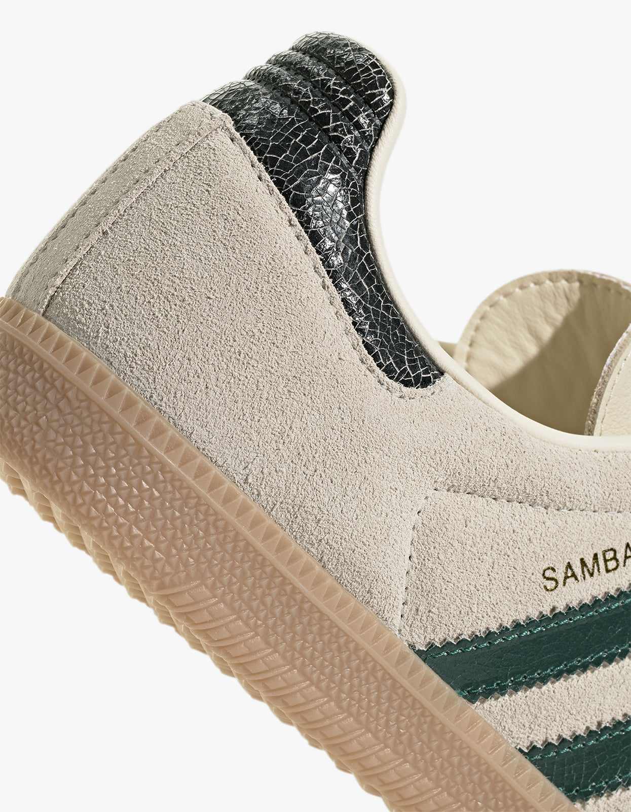 Mens Samba OG Sneaker - Cream White/Collegiate Green/Magic Beige