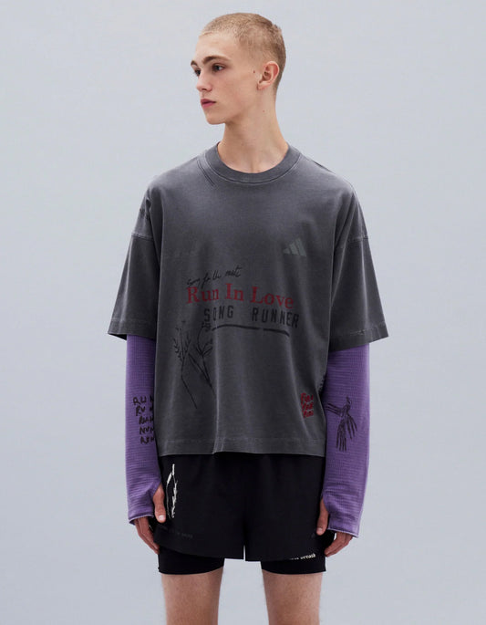 Adidas X SFTM T-Shirt - Utility Grey