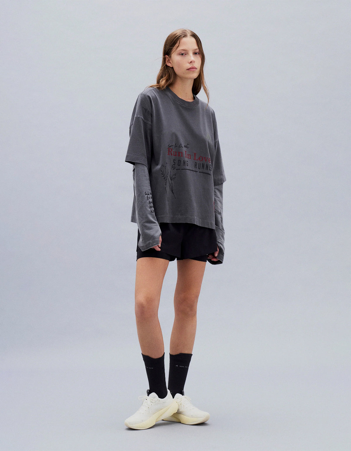 Adidas X SFTM T-Shirt - Utility Grey