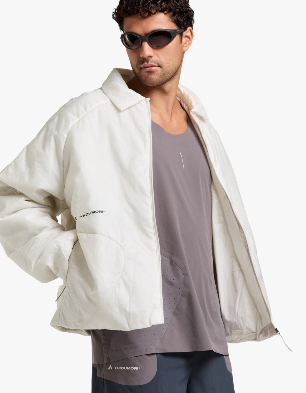 Adidas X H.Koumori Padded Coach Jacket - Alumina
