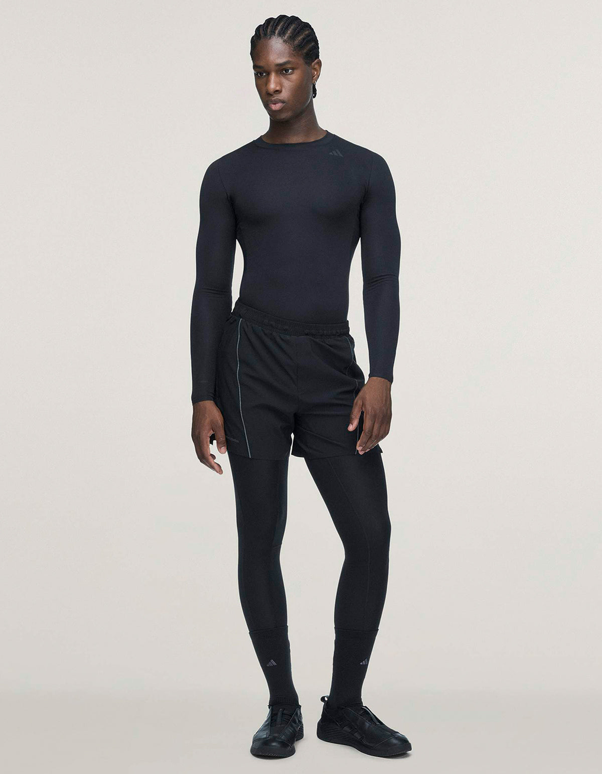 Adidas X Entire Studios Techfit Compression Training Long Sleeve - Black