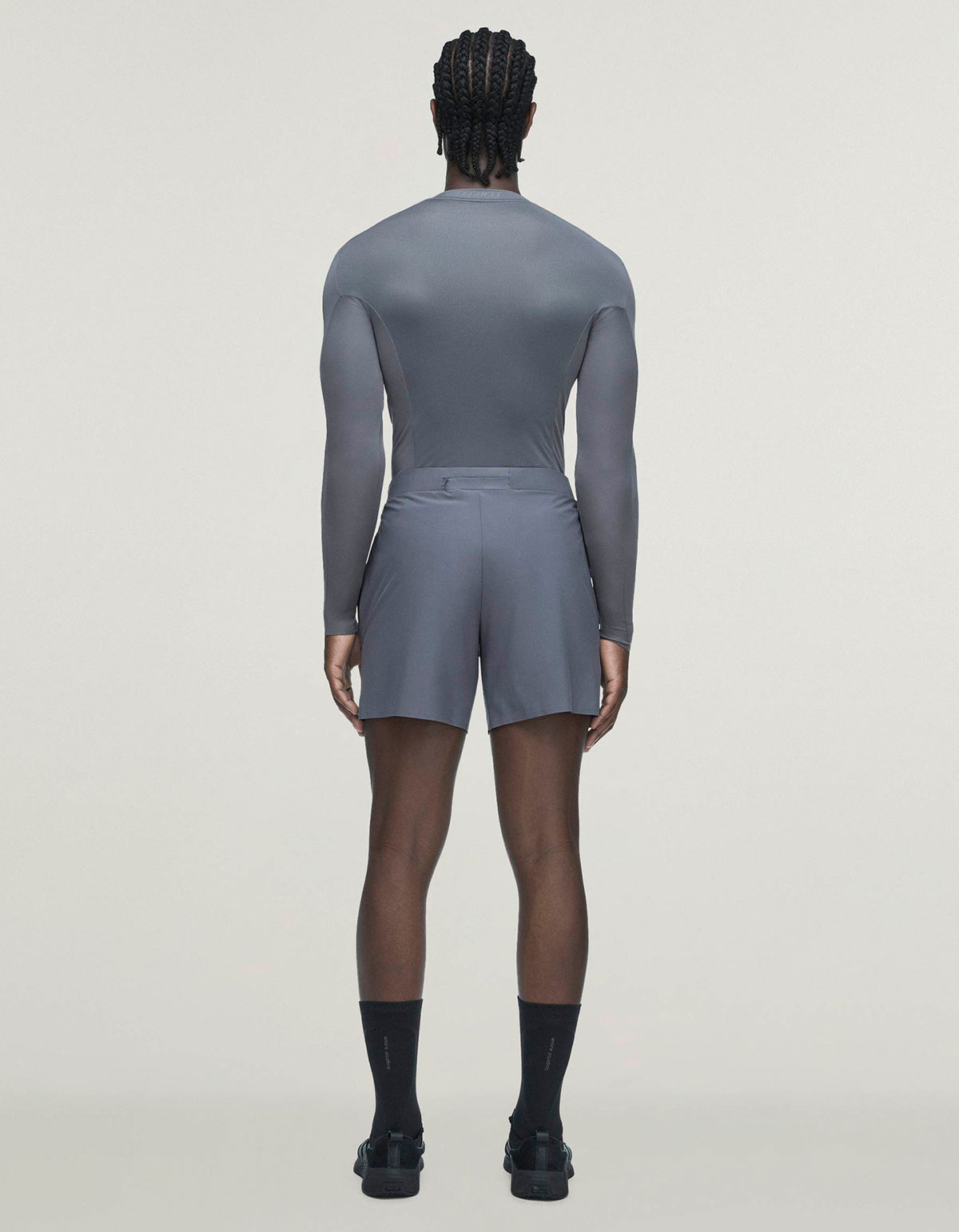 Adidas X Entire Studios Techfit Compression Training Long Sleeve - Granite