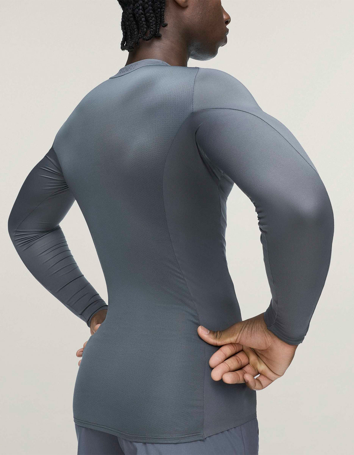 Adidas X Entire Studios Techfit Compression Training Long Sleeve - Granite