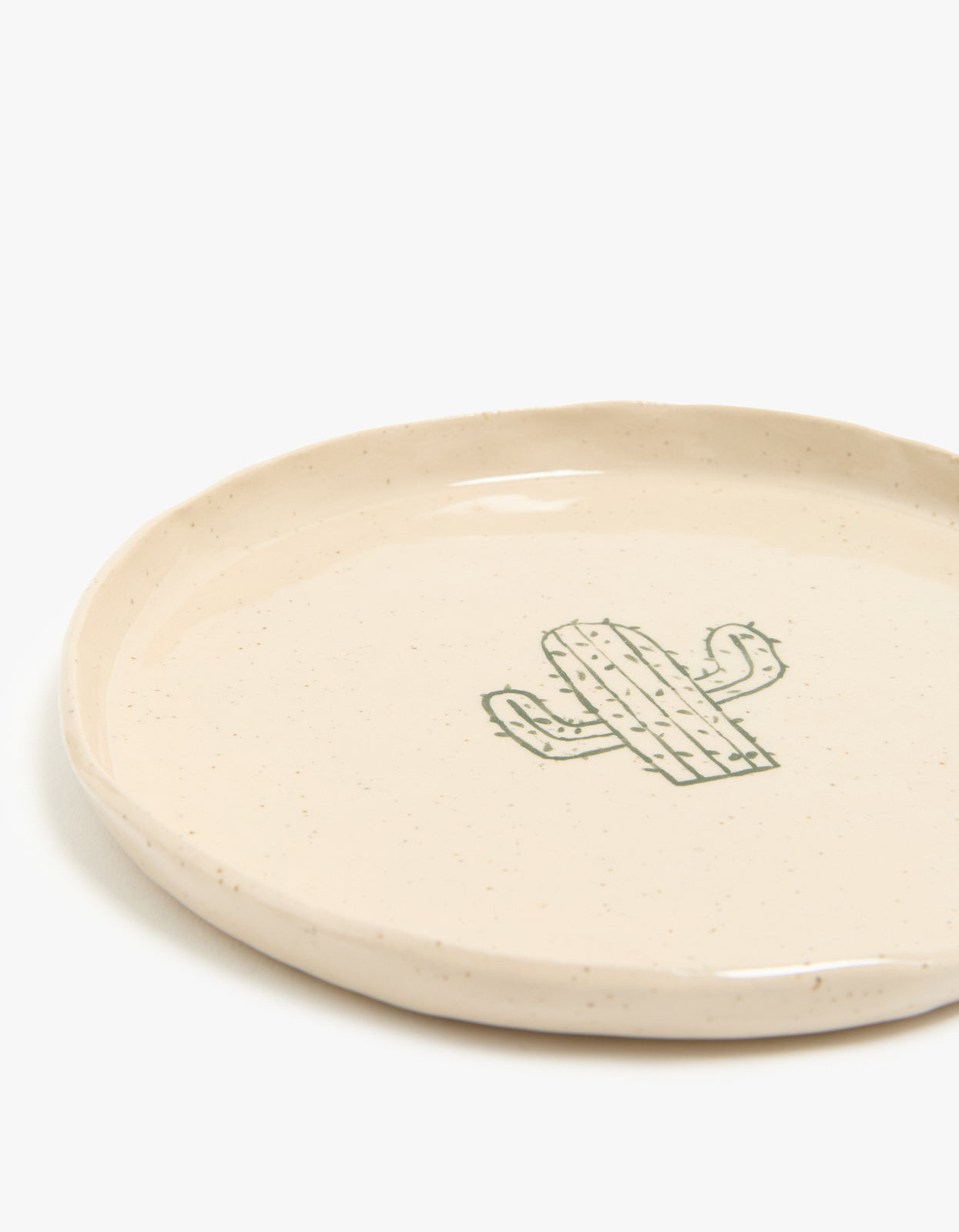 Small Cactus Plate