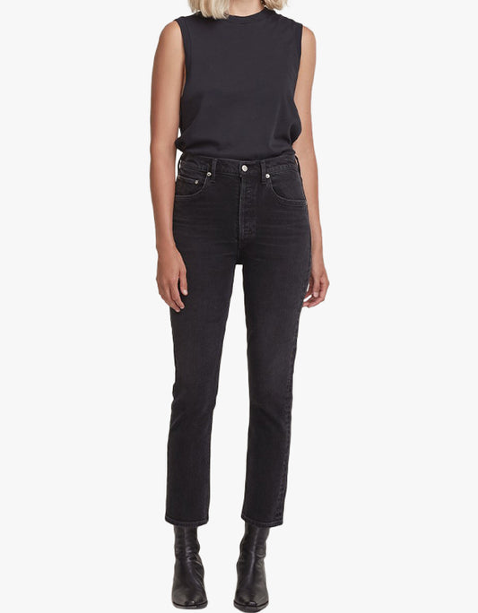 Riley High Rise Straight Crop - Panoramic