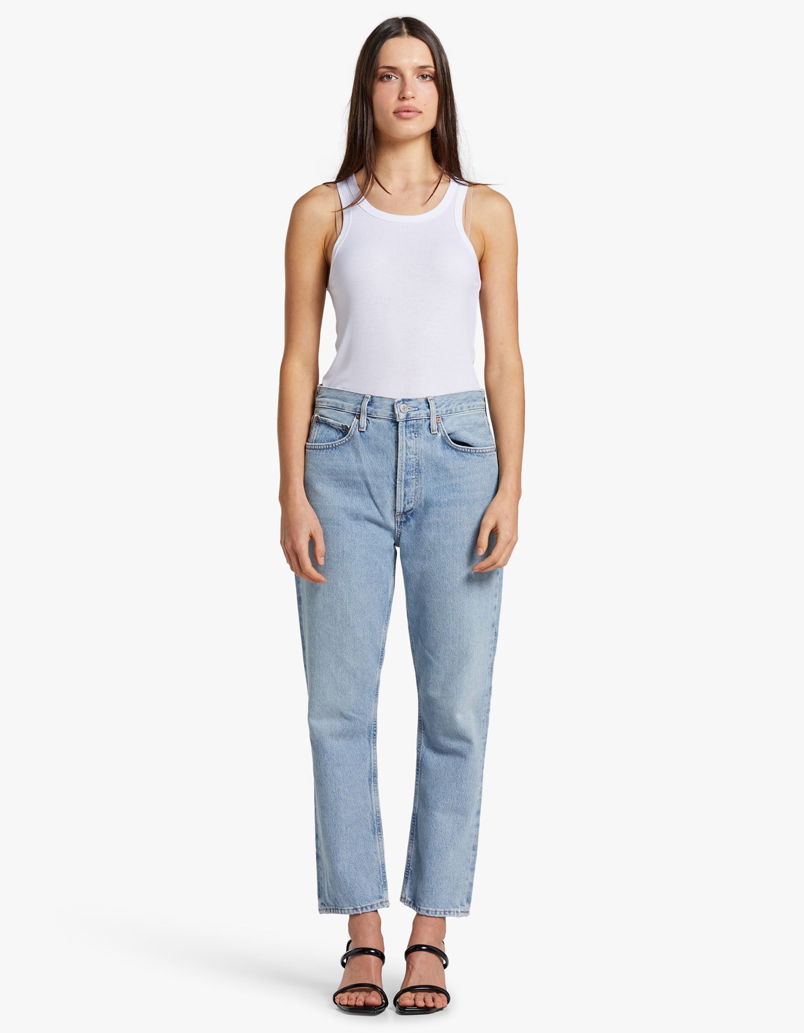 Superette Riley High Rise Straight Crop Dimension