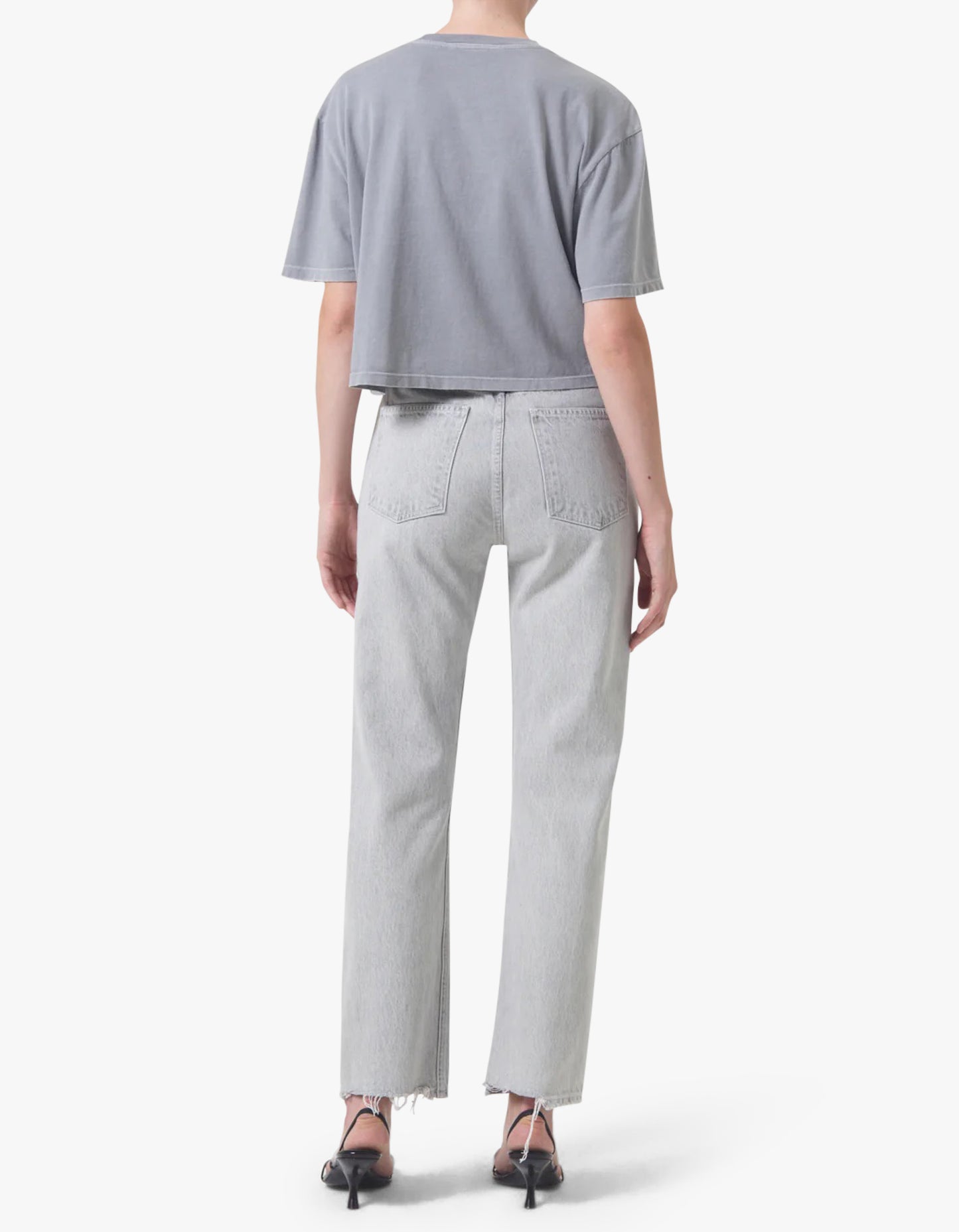 90s Pinch Waist High Rise Straight - Rain