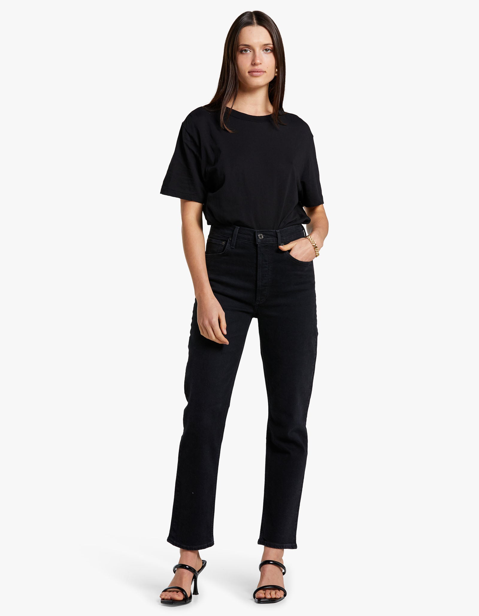 Superette Riley Long High Rise Straight Crop Compilation