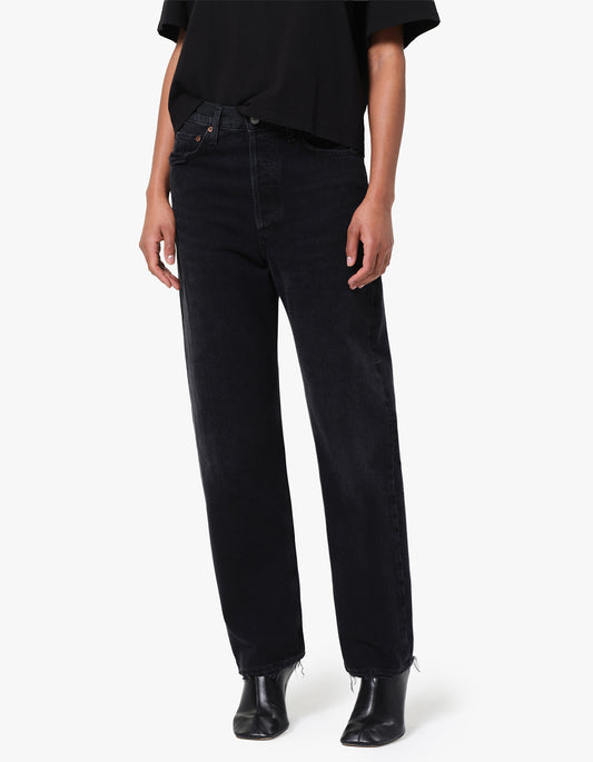 90S Mid Rise Loose Fit - Tar