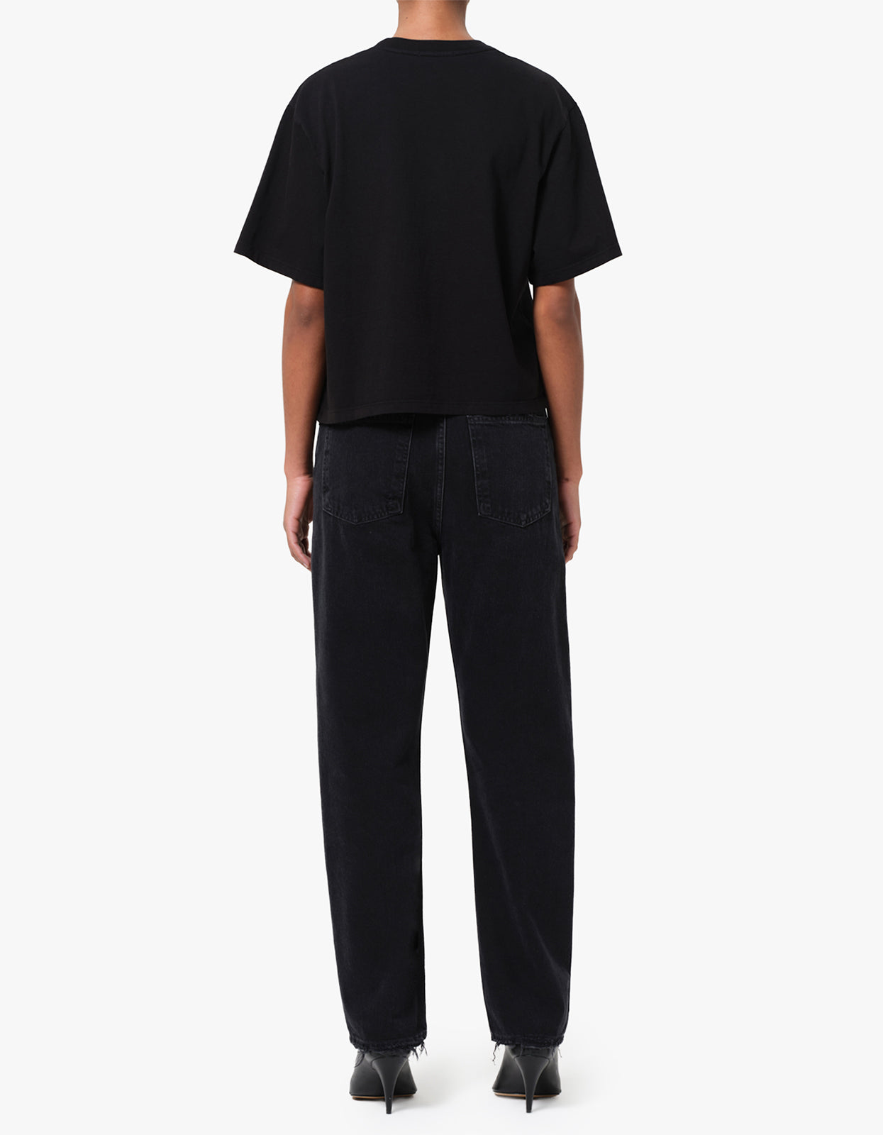 90S Mid Rise Loose Fit - Tar