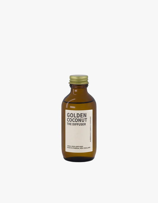 Golden Coconut Reed Diffuser - Brown