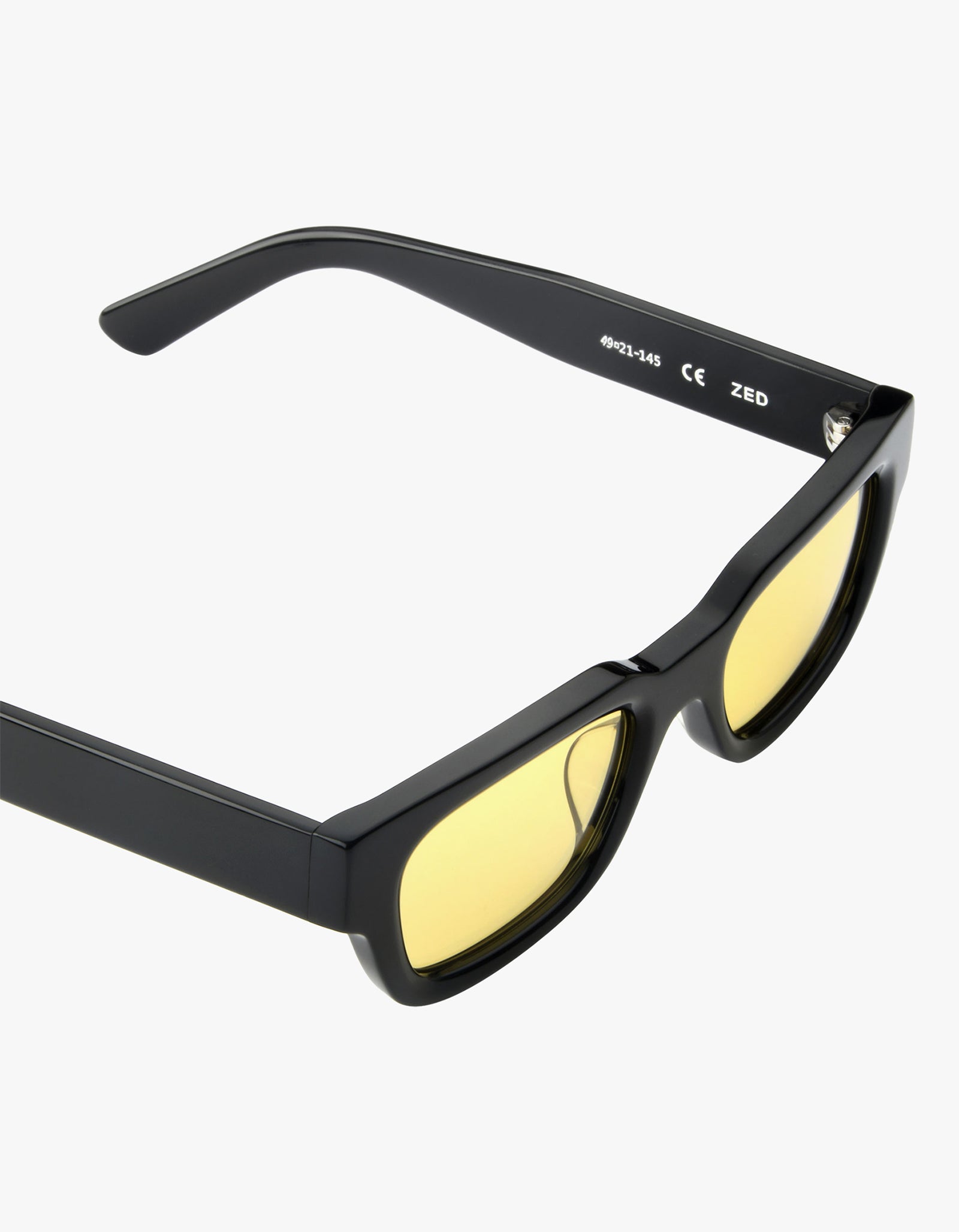 Zed Sunglasses - Black/Yellow – Superette