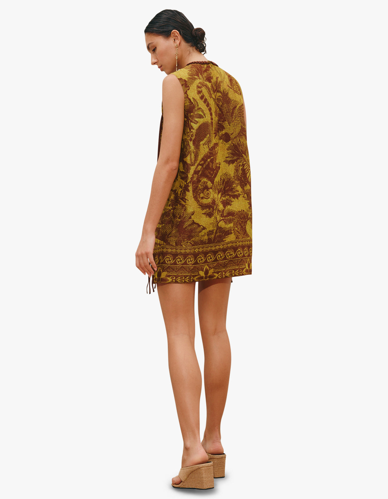 Charley Mini Dress - Lemon Chocolate