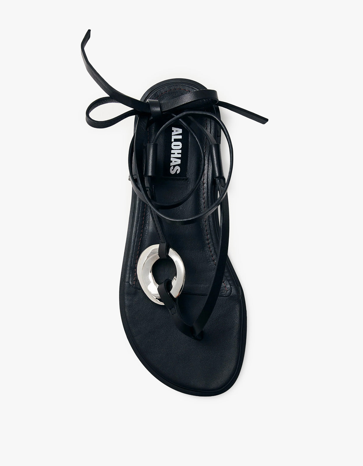Morosia Leather Sandals - Black