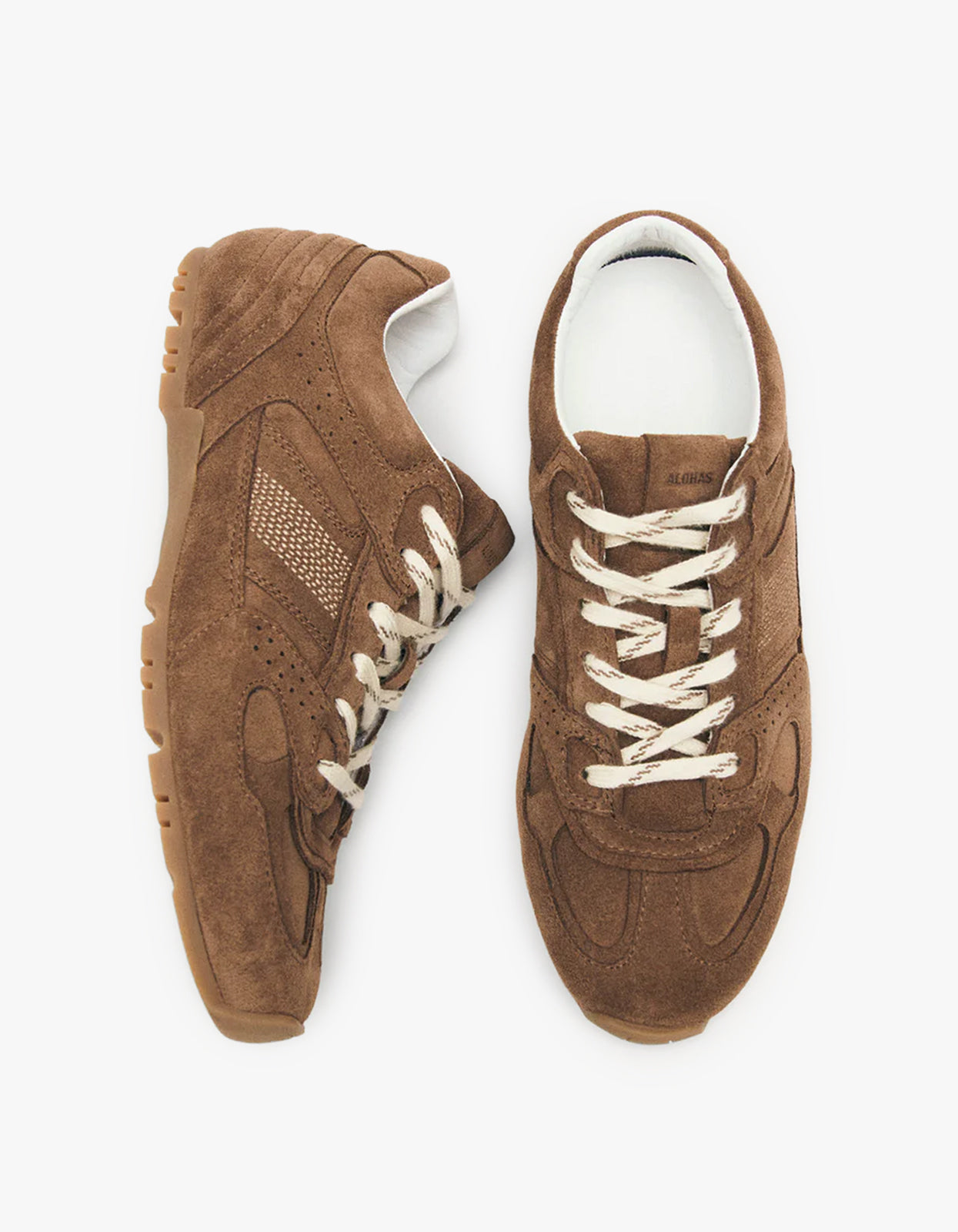 Tb.56 Suede Leather Sneakers - Brown
