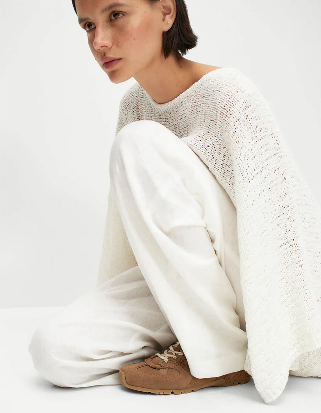 Tb.56 Suede Leather Sneakers - Brown