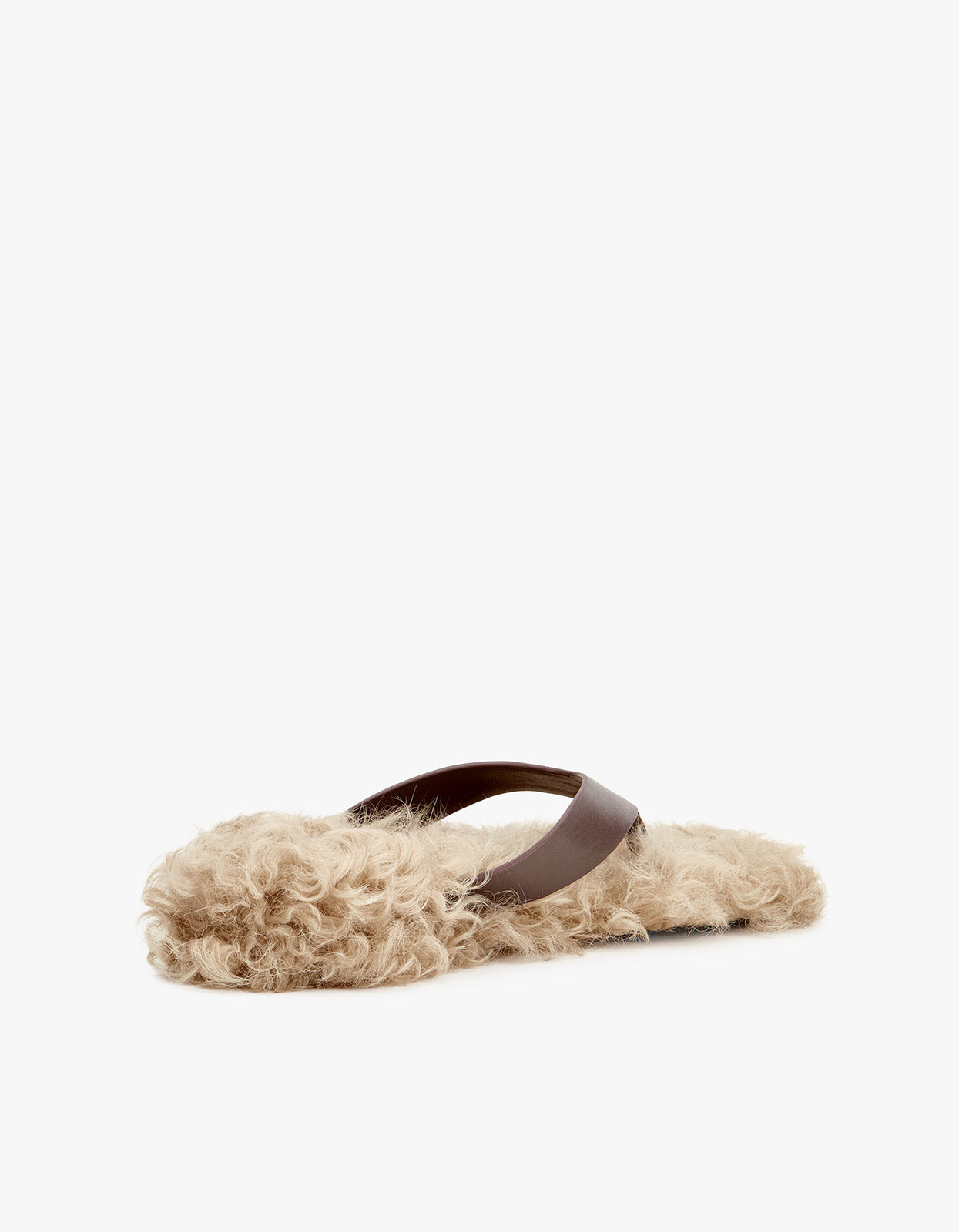 Fella Sandal - Choc Leather/Shearling