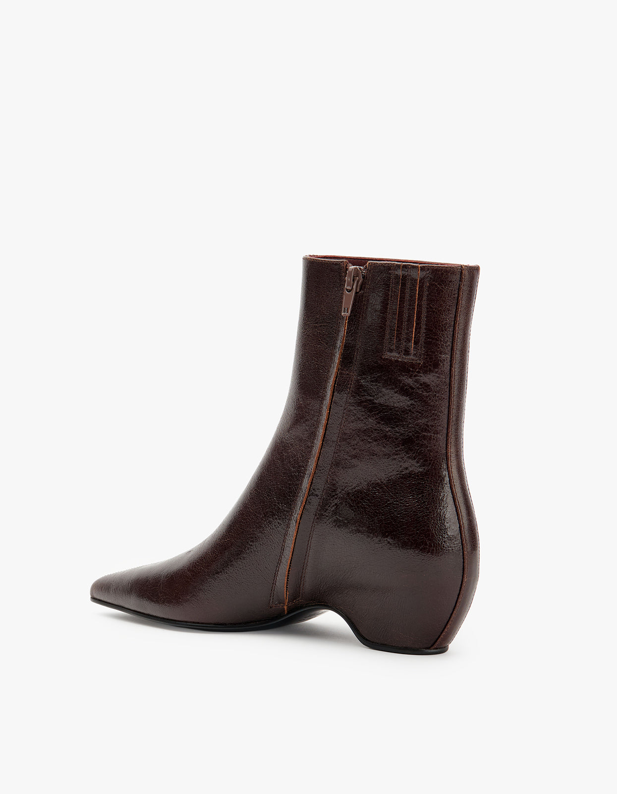 Easton Boot - Choc Oily Crinkle Leather