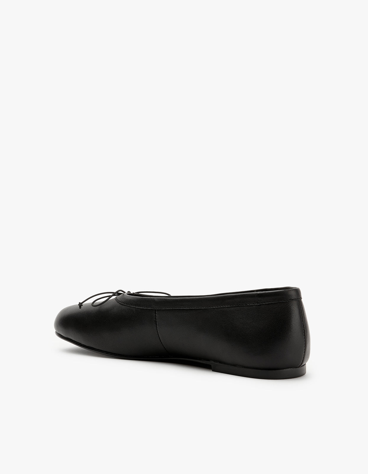 Lana Tabi Ballet Flat - Black Leather