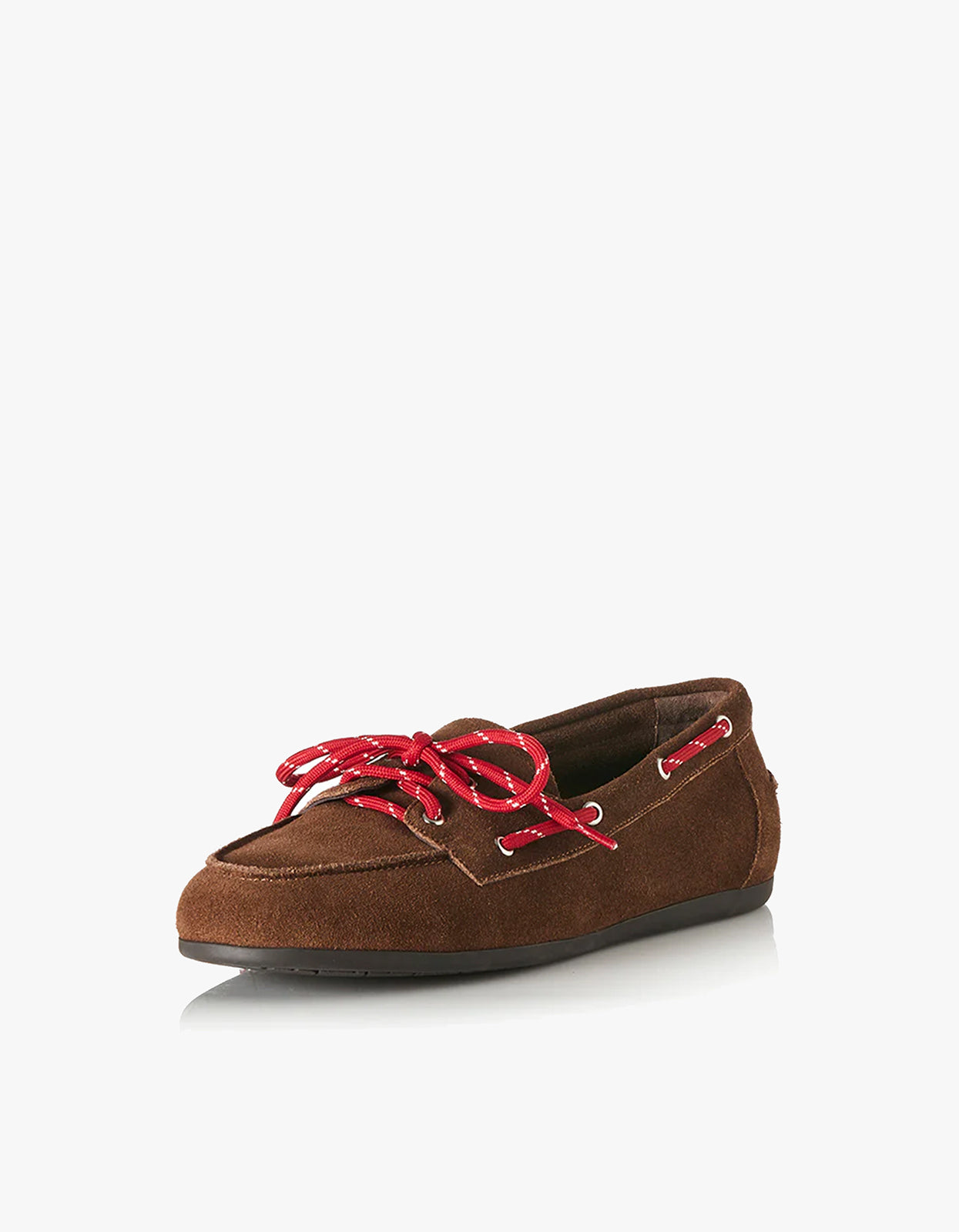Teddy Loafer - Mocha - Red Suede