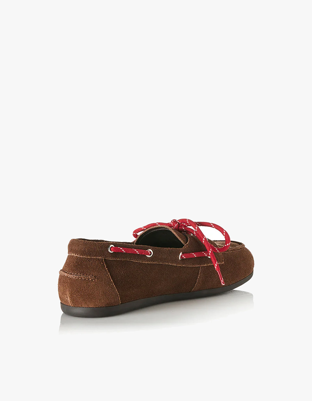Teddy Loafer - Mocha - Red Suede