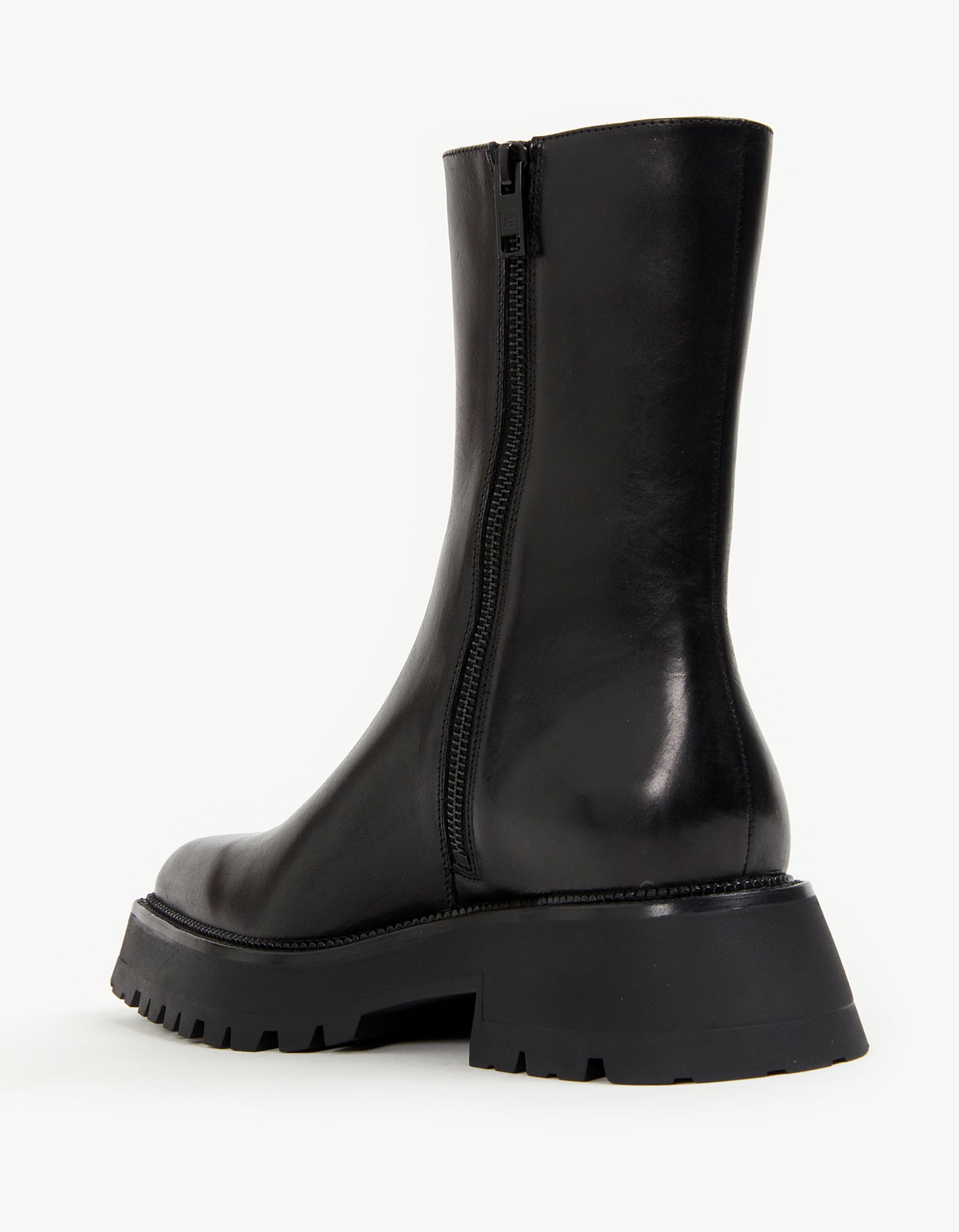 Superette Presley Boot Calf Leather Black