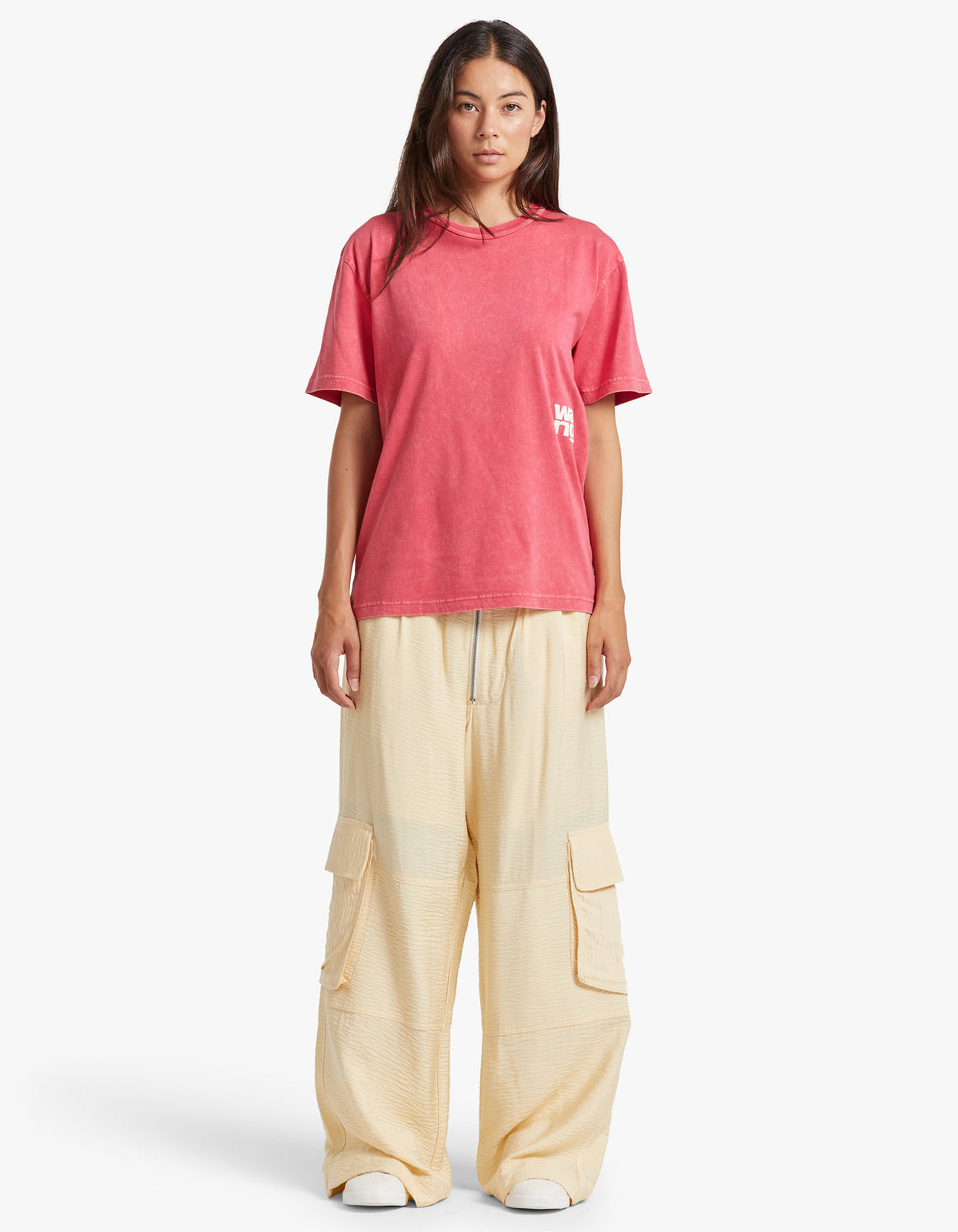 Jersey top Alexander Wang Pink size S International in Cotton