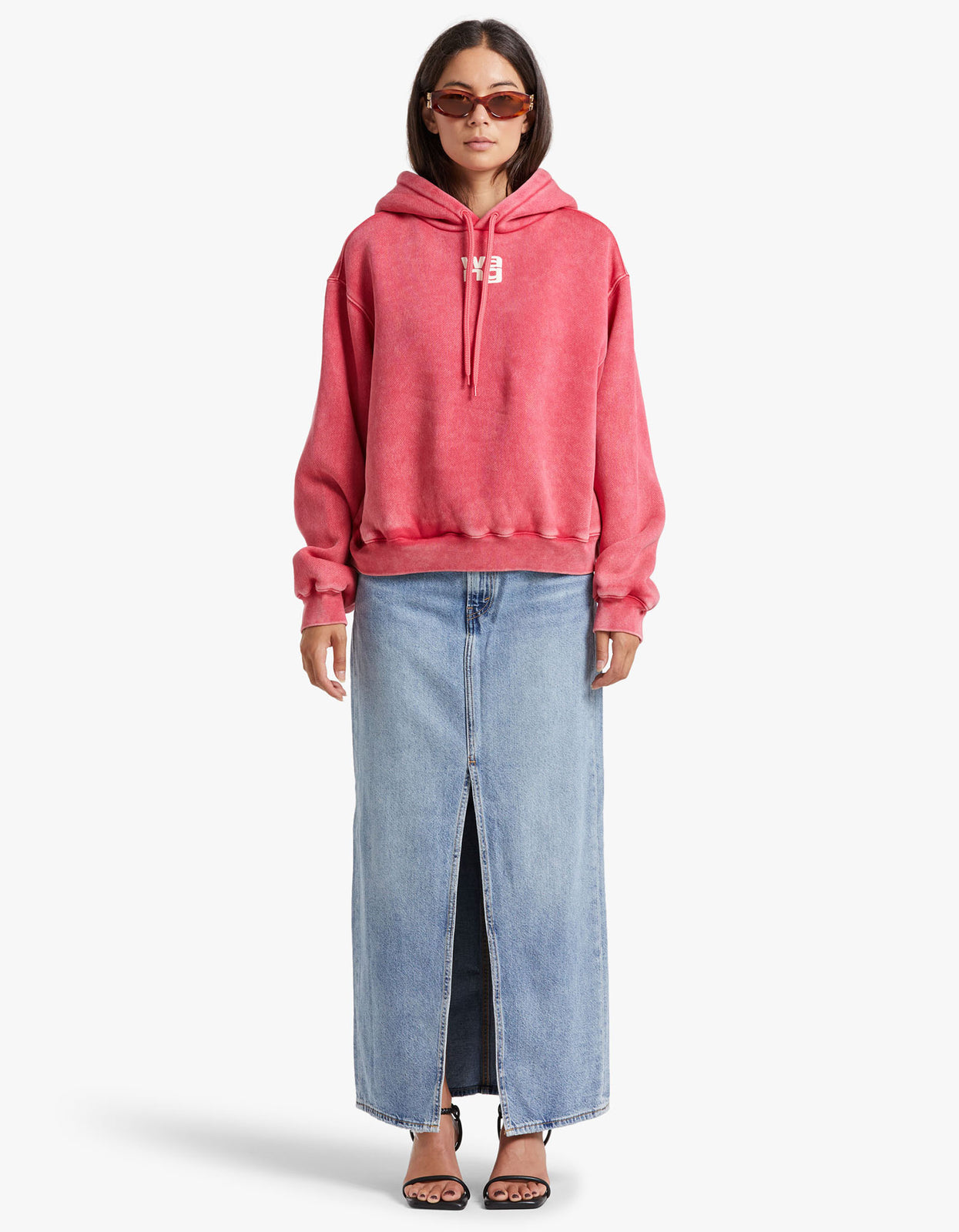 Alexander Wang Essential Classic Sweatpant in Soft Cherry