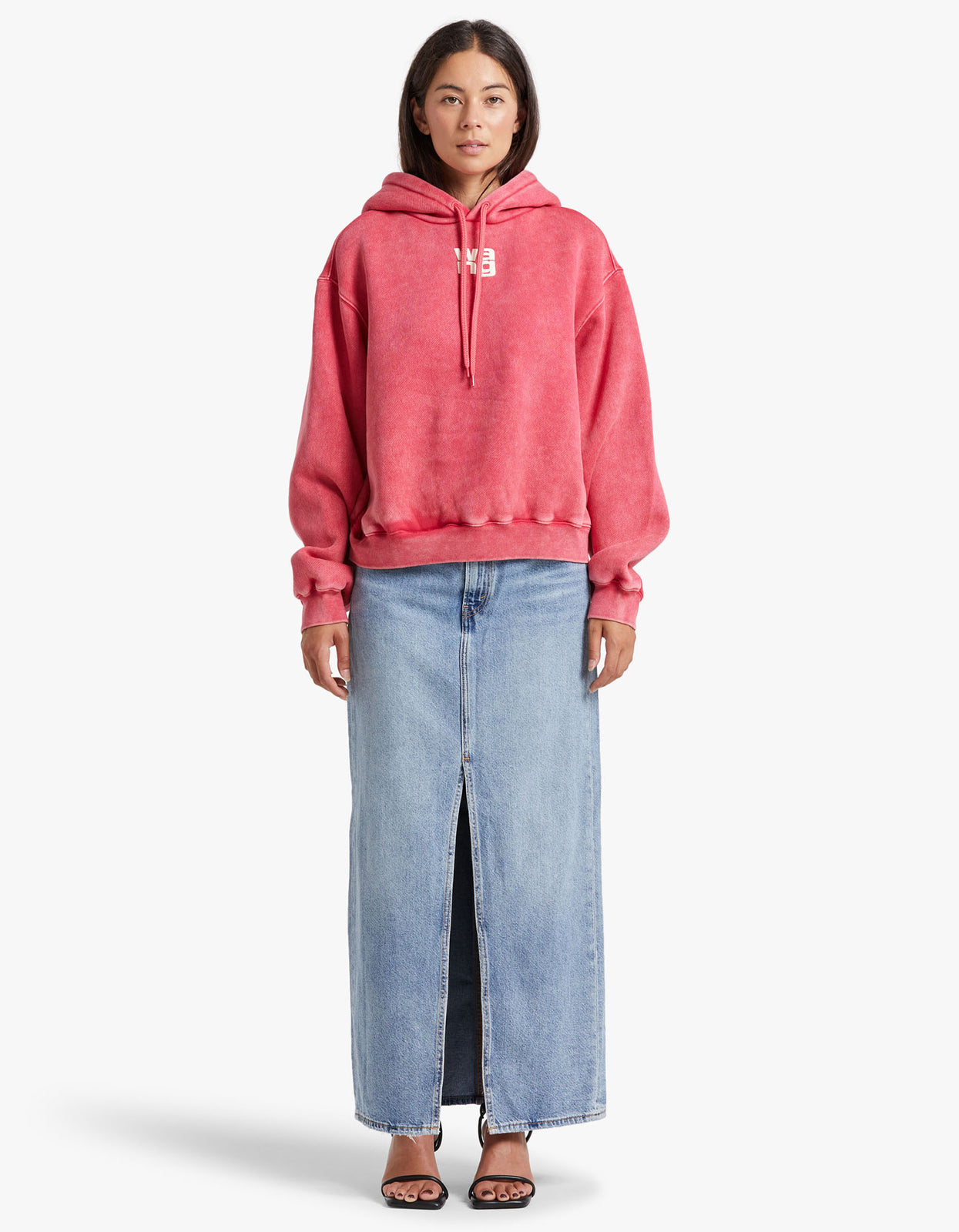 Alexander Wang Essential Classic Sweatpant in Soft Cherry