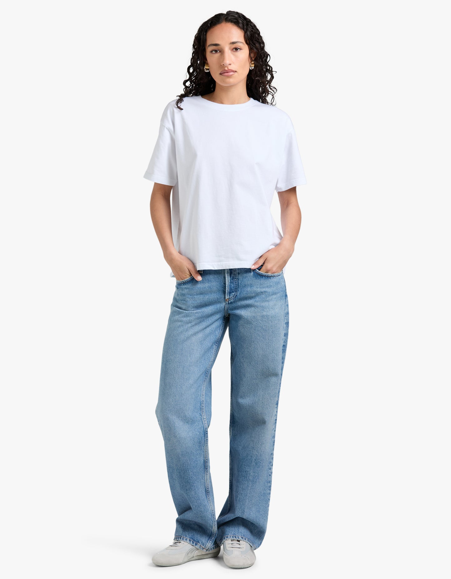 Womens T-Shirt Fizvalley - White