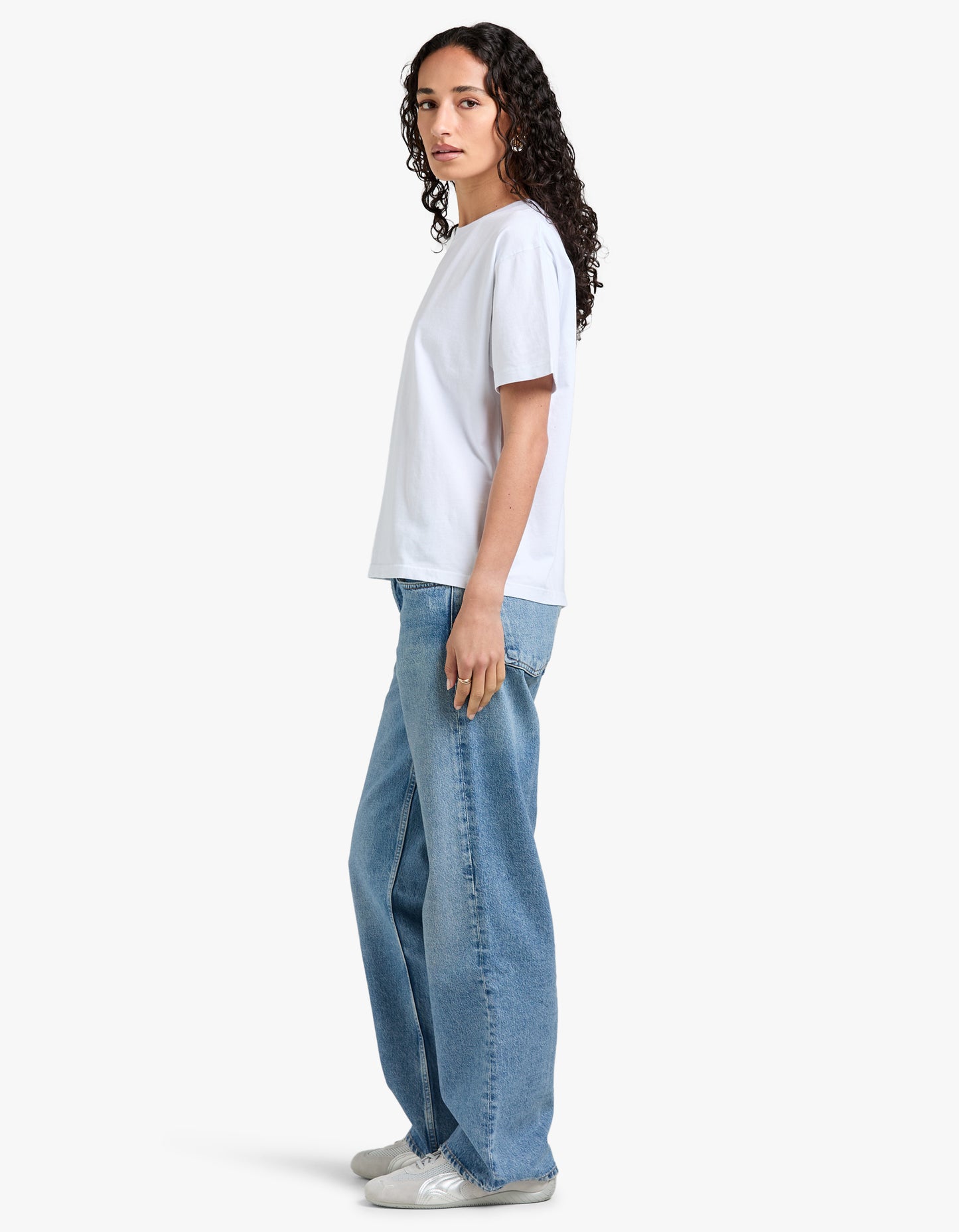 Womens T-Shirt Fizvalley - White