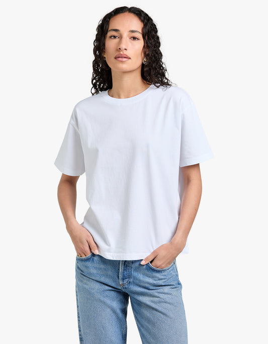 Womens T-Shirt Fizvalley - White