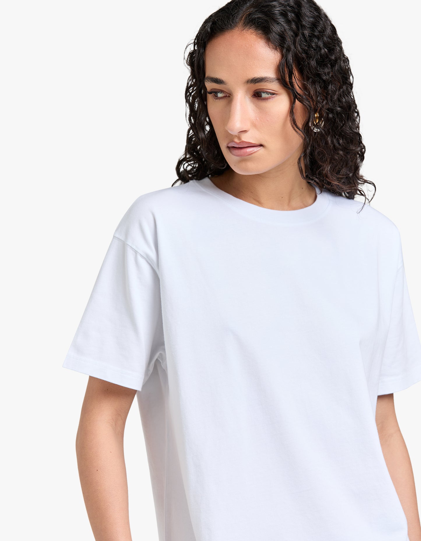 Womens T-Shirt Fizvalley - White