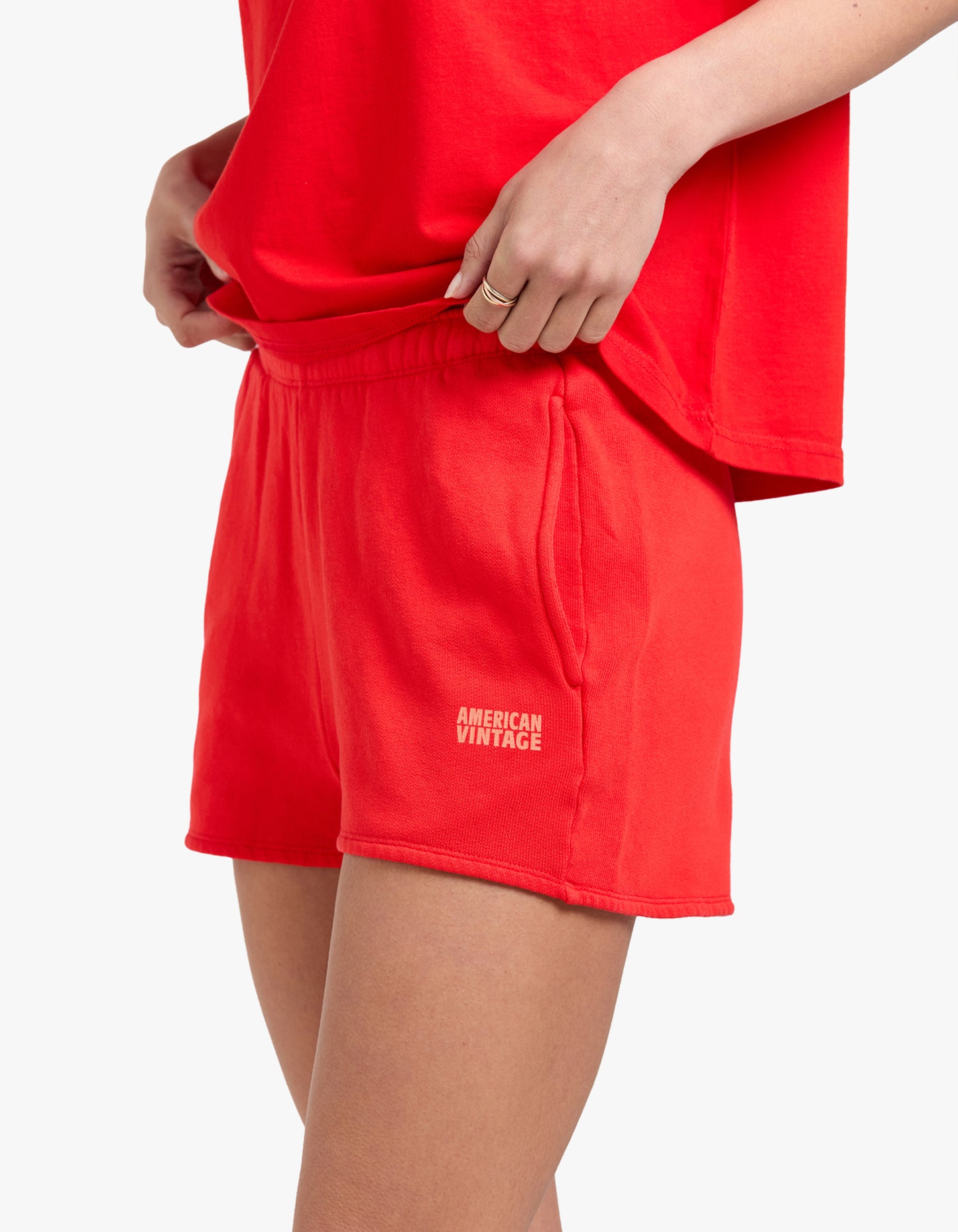 Womens Shorts Izubird - Vintage Strawberry