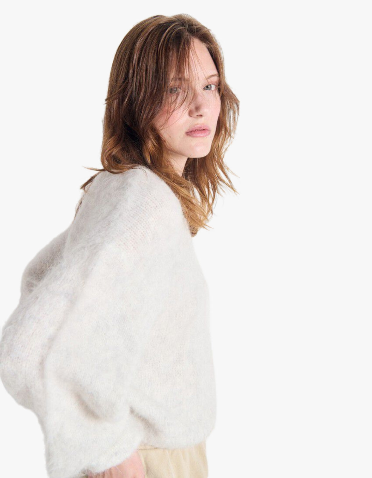 Womens Jumper Niby - Polar Melange