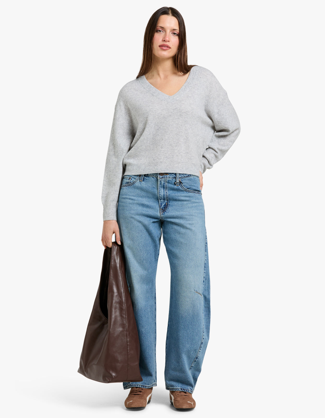 Womens Jumper Raxow - Heather Grey